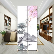 Mới Trung Quốc màn gỗ rắn phân vùng phòng khách văn phòng khách sạn hiên gấp di động hiện đại tối giản căn hộ nhỏ