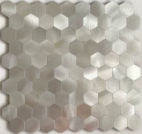 Гексагональная серебряная матовая