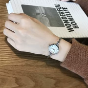 Đồng hồ đeo tay nữ đồng hồ đeo tay nữ sinh viên Hàn Quốc phiên bản đơn giản thời trang nhỏ mặt đồng hồ nữ nhỏ mở vòng đeo tay dây đồng hồ - Vòng đeo tay Cuff
