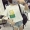 Mùa hè Hàn Quốc phiên bản của siêu lớn kích thước 200 pound chất béo mm ngắn tay t-shirt phụ nữ lỏng lẻo mỏng ren lá sen tay áo phiên bản lớn