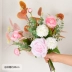 chậu cây cảnh bằng gốm sứ 2021 mới hoa giả mô phỏng bó hoa trang trí phòng khách cao cấp trong nhà bàn cà phê bàn ​​ăn lụa hoa chậu trang trí trang trí chậu hoa để bàn Vase / Bồn hoa & Kệ