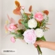 chậu cây cảnh bằng gốm sứ 2021 mới hoa giả mô phỏng bó hoa trang trí phòng khách cao cấp trong nhà bàn cà phê bàn ​​ăn lụa hoa chậu trang trí trang trí chậu hoa để bàn