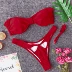 3 màu Amazon Ebay AliExpress mô hình vụ nổ rắn màu bikini rỗng bikini bikini nhảy áo tắm 2019 - Bikinis váy tắm biển Bikinis