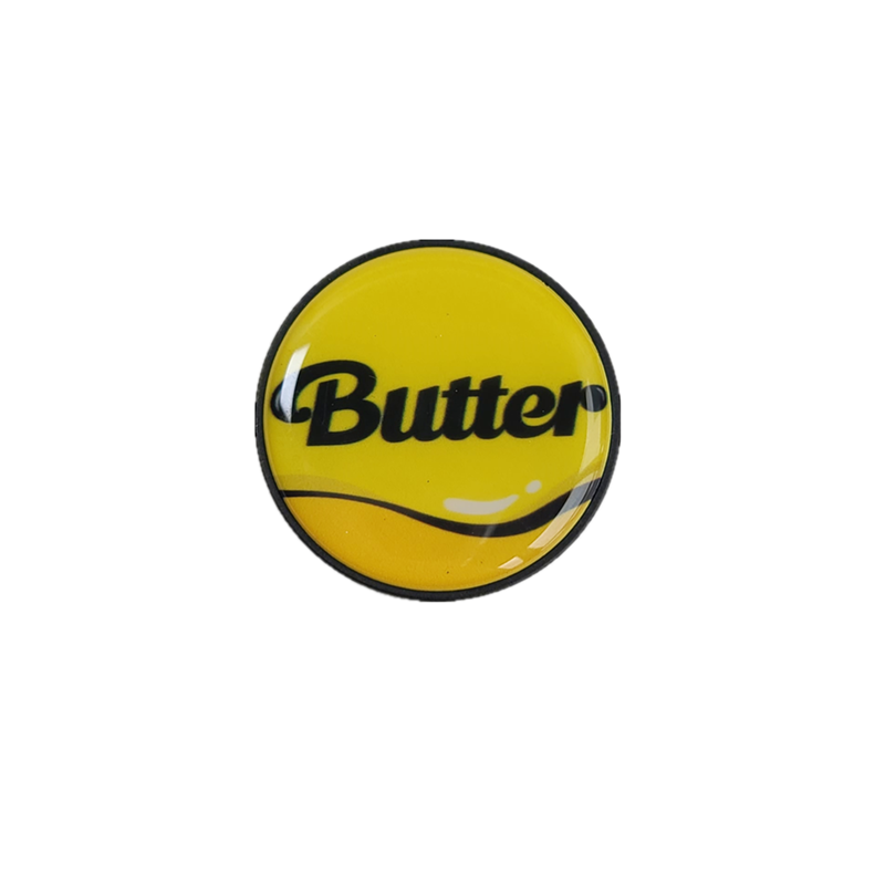 Circle & 1#4 piece free shipping bts Bulletproof Youth League Mobile phone bracket butter fold Gutta percha Paste type currency desktop Bracket