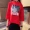 Áo thun ngắn tay Hàn Quốc nữ bf gió Harajuku đỏ lỏng Học sinh Hàn Quốc năm điểm tay áo chữ hoang dã mùa hè - Áo phông áo phông rộng