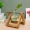 Bình thủy canh sáng tạo khung gỗ cây xanh thủy tinh phòng khách hoa nhỏ container văn phòng máy tính để bàn trang trí trang trí - Vase / Bồn hoa & Kệ