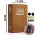 Nhà an toàn nhỏ nhỏ vô hình sáng tạo đầu giường nhà an toàn sách cuốn sách mật khẩu hộp ký gửi an toàn với khóa Két an toàn