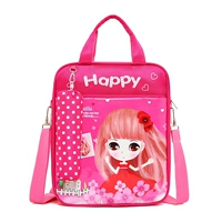 Сумка для ручки мультфильм девушка роза красная