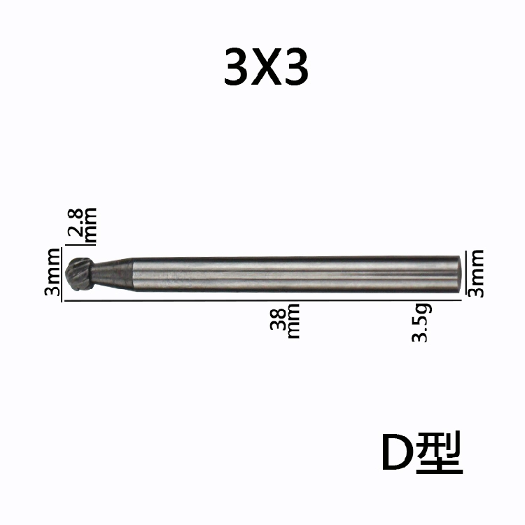 Bộ đầu mài thép vonfram tùy chỉnh 
            tập tin quay thép vonfram Đầu mài thép vonfram cắt kim loại cứng công cụ khắc mài 3mm lưỡi mài đá hoa cương Đá mài