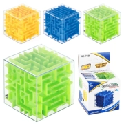 Trẻ em 3D cube cube cân bằng bóng mê cung bóng hạt 6 tuổi cậu bé thông minh đồ chơi câu đố trò chơi