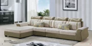 Tối giản hiện đại vải sofa kích thước căn hộ phòng khách đầy đủ- phù hợp với nhiều người sofa kết hợp