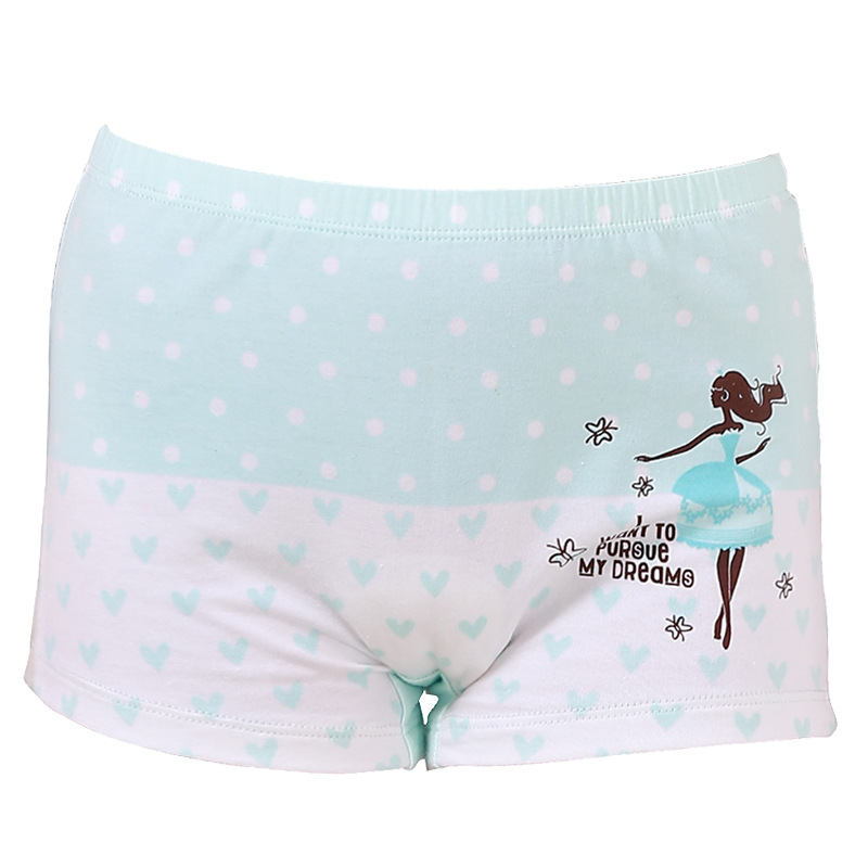 senzhigu children's underwear girl's quarter pants student's flat ...