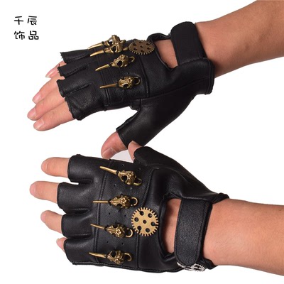 taobao agent Retro accessory, gloves, props, punk style, Lolita style