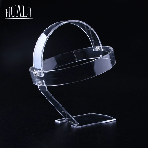 亚克力头灯展示架 帽子架 圆形架 自行车灯架 手电筒展架 包邮