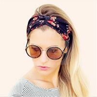 EssenceSpring Hair Accessories Bohemian Headband Cotton Cross Hea