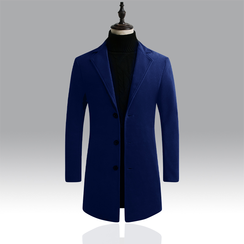 Tibetan D67 Single BreastedWoolJacketWindbreakerMen " sOvercoatCashmereTrenchCoats