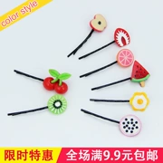 Phiên bản tiếng Hàn của phụ kiện tóc dễ thương clip trái cây trẻ em clip tóc anh đào tiara bé gái bên clip clip bangs