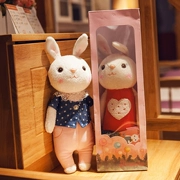Metoo thỏ thỏ thỏ tiramis búp bê thỏ dễ thương chính hãng phim hoạt hình thỏ sang trọng trẻ em quà tặng búp bê - Đồ chơi mềm