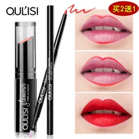 Chính hãng Olympus Automatic Lip liner Lipstick Không thấm nước Giữ ẩm Không phai Kem không dính Cup Tranh mới bắt đầu - Bút chì môi / môi lót bút kẻ môi