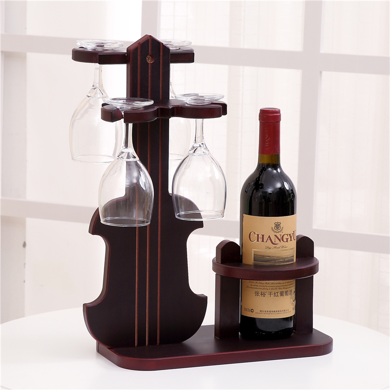 rượu Creative rack rượu rack treo lộn ngược cốc ly rượu giữ giá đỡ đồ trang trí giá đỡ chai rượu vang giá hộ gia đình stemware miễn phí vận chuyển