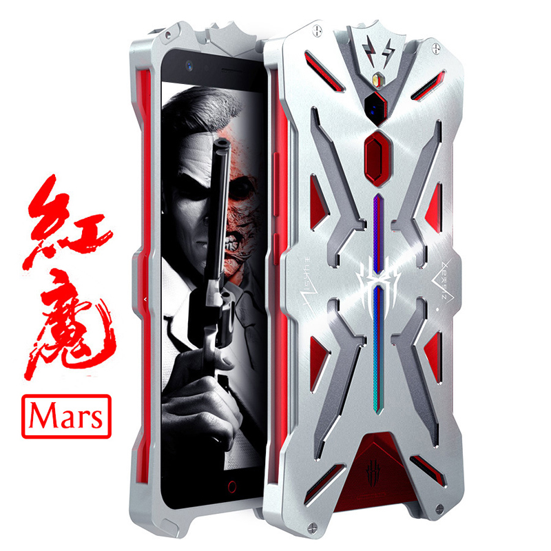 SIMON THOR Aviation Aluminum Alloy Shockproof Armor Metal Case Cover for nubia Red Magic Mars & nubia Red Magic
