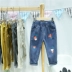 Bé gái mặc quần jeans xuân 2019 mới cho bé quần dài quần bé gái 1-2-3-4 tuổi 5 - Quần shop trẻ em Quần