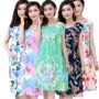 Giữa váy không tay nightdress nữ mùa hè bông lụa cotton kích thước lớn phần mỏng người lớn ăn mặc có thể được đeo bên ngoài quần áo đơn giản đầm thiết kế cao cấp