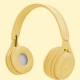 Желтые наушники, bluetooth