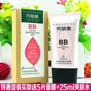 Herbs Rose BB Creamy Skin BB Cream Kem dưỡng ẩm che khuyết điểm BB Cream Silk Mask 3 Pieces