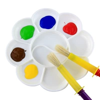 10 mắt mận hoa ngón tay bảng màu mẫu giáo trẻ em sơn bằng bột màu nguồn cung cấp nghệ thuật bảng màu đồ chơi mầm non