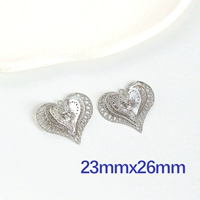 Люблю три слоя с бриллиантовым серебряным