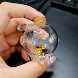 INS MINI PIRLET, Золотая бобовая маленькая золотая свинья, бутылка для бутылки из золотистого бобов