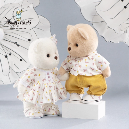 Teddytales, плюшевый комплект, игрушка, кукла, фигурка, медведица Лина, детская одежда