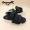 Adidas Adidas sandal clover Velcro nam và nữ sandal thể thao màu đen bãi biển S75382 - Giày thể thao / sandles xăng đan nữ