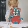 Inzebox sáng tạo linh hoạt biểu hiện từ dán câu đố hộp sắt trẻ em từ tính dán từ tính đồ chơi trẻ em - Đồ chơi giáo dục sớm / robot robot đồ chơi
