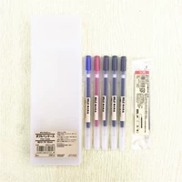 Double -Knidt Pen Box+Pund Pens Five Mix и Match+Pen Core 1