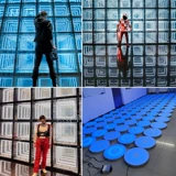 Светодиодная дорожная индукционная световая панель, зеркальный эффект, 3D