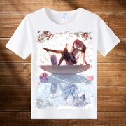 Hẹn hò chiến đấu lớn T-Shirt năm con sông road bốn series là mười hương phim hoạt hình anime xung quanh quần áo nam giới và phụ nữ vòng cổ ngắn tay áo