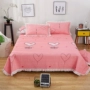 giường Hàn Quốc ren bông ba mảnh bông bông bao gồm đơn mảnh đúp khăn trải giường bông dày chăn - Trải giường ga giường đơn