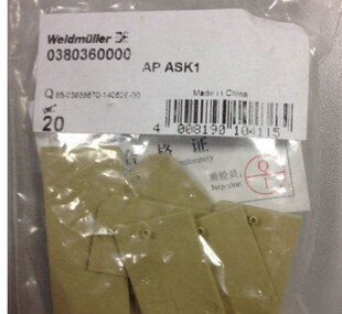 Weidmuller оригинальные германия Вэй Демилль электропроводка терминал AP ASK1 0380360000