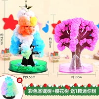 Цвет рождественская елка+дерево сакура