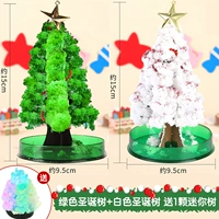 Зеленая рождественская елка+белая рождественская елка