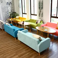 . Bánh sofa vườn nhỏ căn hộ giải trí khu vực nội thất studio khách sạn nhà tiếp tân quán rượu bốn người - FnB Furniture bàn ghế uống trà nhỏ