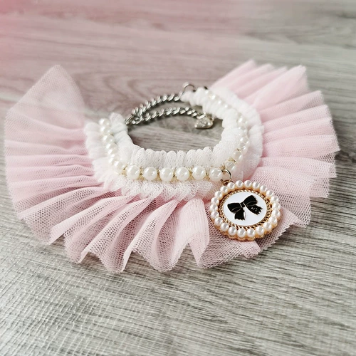 Ожерелье из жемчуга, шарф для принцессы, слюнявчик, аксессуар