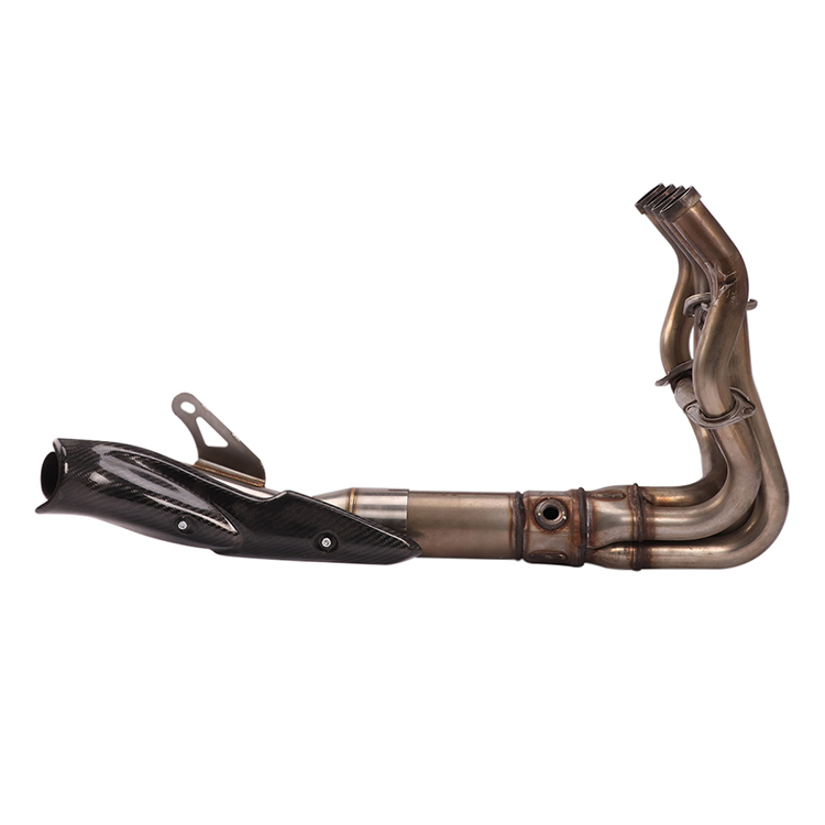 Z900 To Drum Middle + CoverFor motorcycle Z900 titanium alloy exhaust pipe refit Z900 go drum go  middle part Z900 Front section
