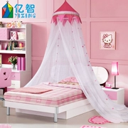 Giường đôi lưới trẻ em 1.8m chúa bé ngủ nhà cài đặt miễn phí của mã hóa châu Âu mới dày hơn - Lưới chống muỗi
