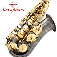 Suzuki SUZUKI Alto Saxophone Nhạc cụ Đen Niken Saxophone Kiểm tra người mới bắt đầu Gửi Bảo trì - Nhạc cụ phương Tây đàn guitar morris