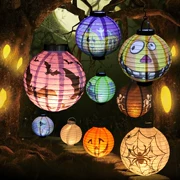 Halloween trang trí bí ngô đèn đạo cụ jack đèn lồng ma lễ hội cung cấp đèn lồng giấy bí ngô di động - Sản phẩm Đảng / Magic / Hiệu suất
