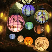 Halloween trang trí bí ngô đèn đạo cụ jack đèn lồng ma lễ hội cung cấp đèn lồng giấy bí ngô di động - Sản phẩm Đảng / Magic / Hiệu suất đồ hoá trang deadpool