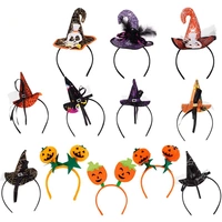 Mũ trùm đầu Halloween Mẫu giáo Trẻ em Biểu diễn Ball Party Ghost Pumpkin Spider Head Buckle Hiệu suất Mũ nón - Sản phẩm Đảng / Magic / Hiệu suất 	đồ hóa trang người nhện